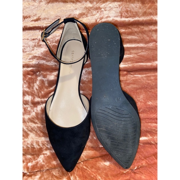Centro Point Black Suede Pointed Flats ! - Picture 2 of 2